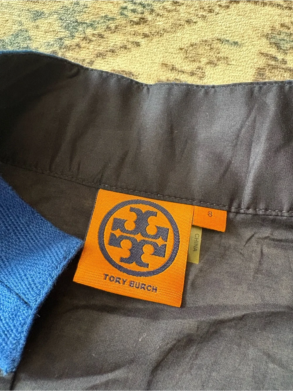 Tory Burch navy tunic, women’s 8